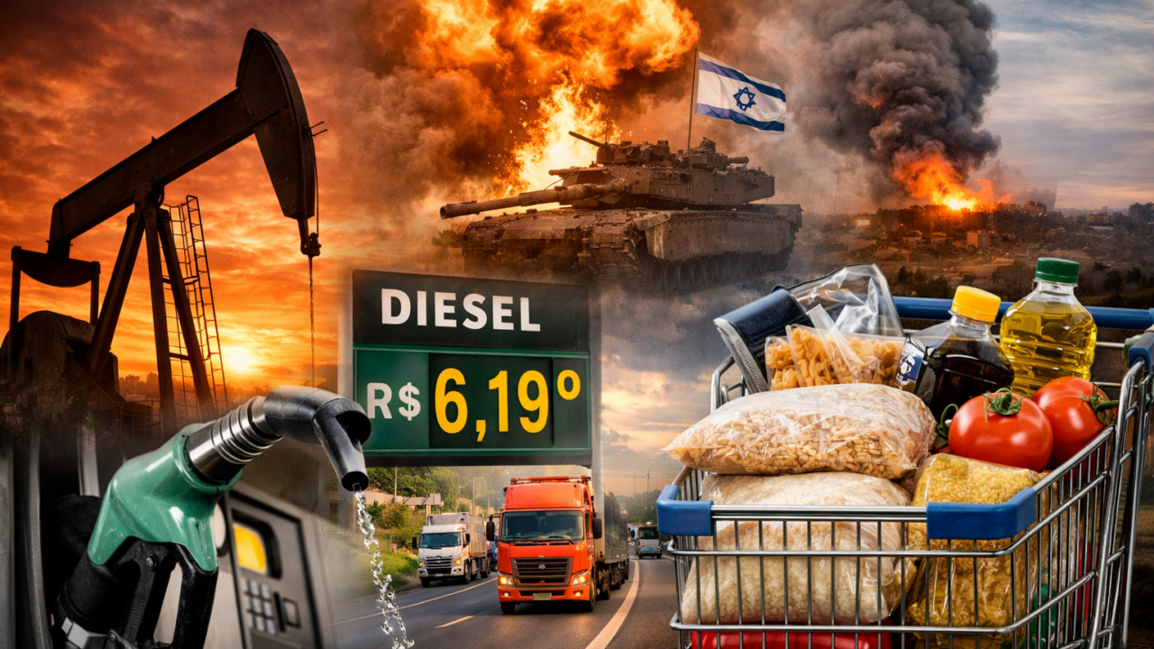 Petróleo acima de US$ 100 pressiona diesel, frete e comida no Brasil