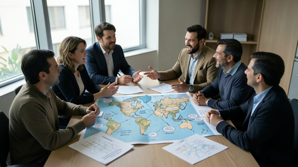 Diferentes modelos incompatíveis de Terra plana sendo comparados