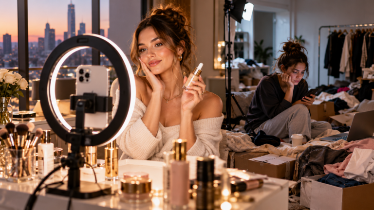 Influenciadores vendem produtos e também versões da realidade