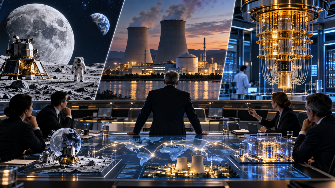 Lua, nuclear e quântica voltaram a ser projetos de Estado