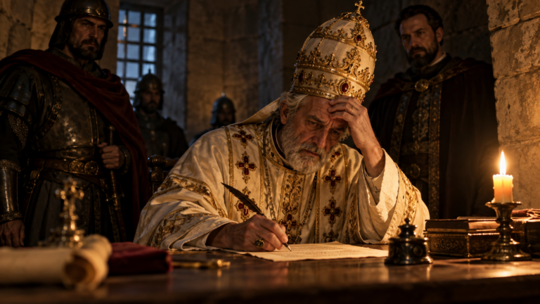 Um papa passou 8 anos sob pressão do imperador antes de ceder