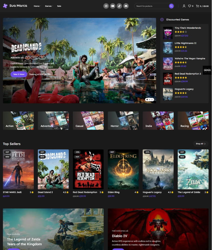 Demo Games dark