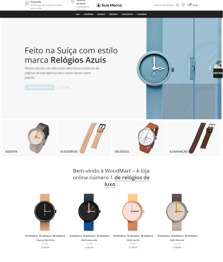 Demo Relógios